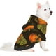 thumbnail image 2 of Fotbe Orange Pumpkin Sudadera con Estampado para Perros Pequeños – Suéter con Capucha para Mascotas, Tela Suave de Forro Polar con Bolsillo-X-Small, 2 of 7