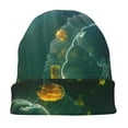 thumbnail image 7 of Gaeub Jelly Fish Print Beanie Hats for Men Women,Winter Caps,Knit Cuffed Beanie,Cuffed Cap,Great for Winter Activities, 7 of 7