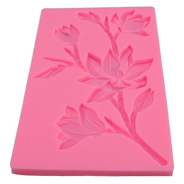 Moldeo Decorativo De Joyería De Flores Secas, Moldeo De Fondant De Silicona De Flores Resistente Al Desgarro Patrón Encantador Fácil De Usar Grueso Para Repostería
