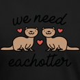 thumbnail image 3 of CafePress - Otterneedeachotter1a Men's Deluxe T Shirt - Mens Tri-blend T-Shirt, 3 of 4