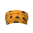 thumbnail image 2 of PAYOHTO Halloween Cute Pumpkins Sun Visor Ponytail Tennis Hat for Teen Women Breathable Polyester Sun Golf Cap for Men Outdoor Sports Visors Hats for Summer, 2 of 8