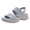 1Grey, variant on Sandals for Women Trendy Open Toe Slingback Walking Shoes Lightweight Summer Dress Shoes