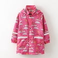 thumbnail image 5 of Chubasquero para niñas de 3 a 8 años, gabardina con capucha y estampado largo, prendas de vestir exteriores para niños y niñas, chubasquero deportivo para exteriores, 2023, 5 of 5