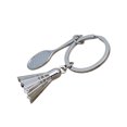 thumbnail image 5 of WASHWEPE Sports Style Keyring 1Set Badminton Ball and Racket Shape Metal for Athletes, 5 of 5