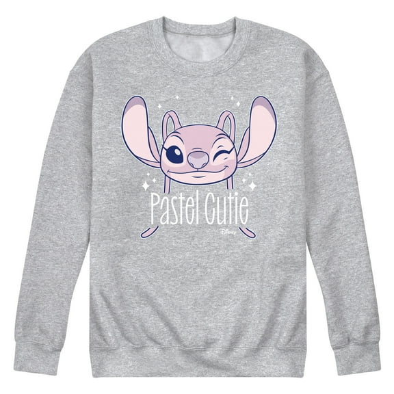 Disney - Lilo & Stitch - Angel's A Pastel Cutie - Men's Crew Neck Fleece Pullover