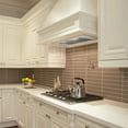 thumbnail image 3 of Akicon 30"/36" Range Hood Insert Stainless Steel 600CFM with 3 Speeds and Led Lights Cold Bright 30inch, 3 of 10