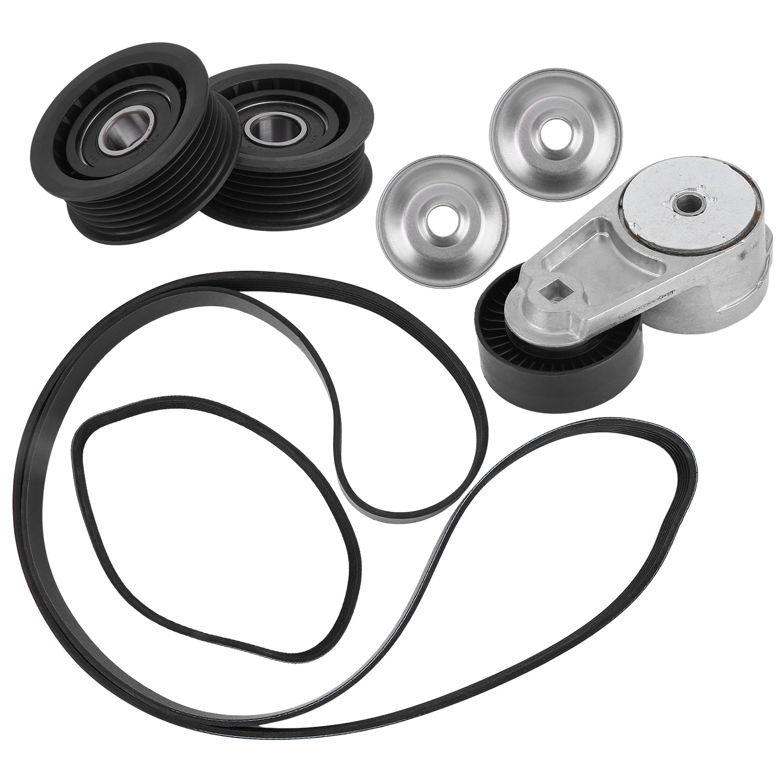 Drive Belt Tensioner Idler Pulley Kit for Maserati Ghibli Levante Quattroporte 3.0L V6,Replaces 243857, 278950, 278940, 286570