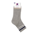 thumbnail image 2 of Champion Men’s Ankle Socks 6 Pack – Half Terry Cushion, Moisture-Wicking, Arch Support, Stretch Comfort, Sizes 6–12.5, 2 of 7