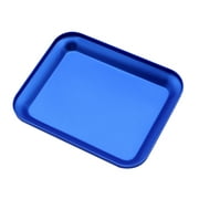Magnetic Nut and Bolt Tray Square Magnetic Parts Holder for Screws Sockets Bolts and Tools(Blue)