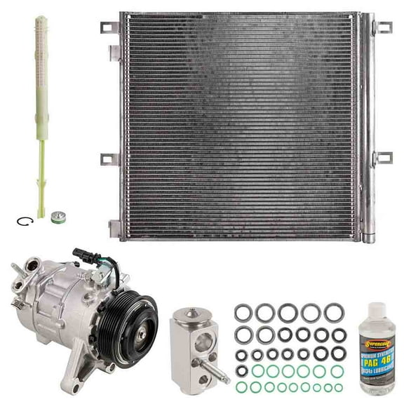 For GMC Acadia 2017 A/C Kit w/ AC Compressor Condenser Drier - BuyAutoParts