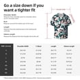 thumbnail image 6 of Uemuo Cute Poodle Dog Pattern Cotton Linen Short Sleeve Shirts,Casual Lightweight Button Down Shirts,Vacation Beach Summer Tops-4X-Large, 6 of 7