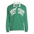 thumbnail image 5 of West Coast Men's & Big Men's Long Sleeve Polo Shirt, Sizes S-3XL, 5 of 5