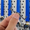 thumbnail image 4 of Pegboard Accessories Peg Locks Black Plastic 100Pcs 2X0.5X0.1In, 4 of 8