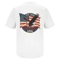 thumbnail image 3 of USPEED Vintage Distressed Bald Eagle American Flag Graphic T-Shirt, 1776-2026 USA 250th Founding Anniversary Patriotic Short Sleeve Crewneck Tee, National Pride Casual Top for Men Women, 3 of 5