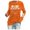 Orange, variant on Customizable Women DIY Your Photo Your Own Custom Text Sweatshirt Red,S