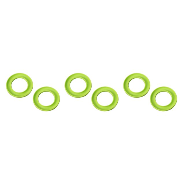 Riwesomey 2 uds portabobinas caja de almacenamiento de bobinas redondas de plástico anillo de goma protector de agujas de coser artesanía Type1 NO1