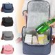 thumbnail image 1 of Bolsa térmica aislante catiónica – Refrigerador bento de retención de hielo, gran capacidad, tela duradera, mantiene la comida fresca y caliente/fría, 21,5x15,5x19,5 cm, contenedor gris para, 1 of 5