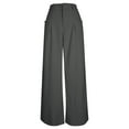 thumbnail image 5 of Lopecy-Sta Womens Lounge Pants Wide Leg Pants Elastic High Waisted Solid Casual Palazzo Pants Trousers with Pockets, 5 of 6