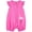 Pink, variant on Baby Girl Romper, One-Piece, Sizes 0-3/24 Months