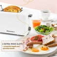 thumbnail image 6 of Elite Cuisine 2 Slice Cool Touch Toaster - White, 6 of 6