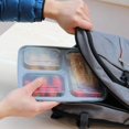 thumbnail image 3 of Enther Meal Prep Containers [12 Pack] 3 Compartment With Lids, Food Storage Bento Box | Bpa Free | Stackable | Reusable Lunch Boxes, Microwave/Dishwasher/Freezer Safe,Portion Control (36 Oz), 3 of 5