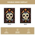 thumbnail image 4 of Sm:)e Dia De Los Muertos Sugar Skull Day of the Dead House Flag 28x40 Inch, 4 of 8