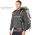 thumbnail image 4 of Mochila de Senderismo Loowoko 50L Impermeable para Camping con Funda para Lluvia, 4 of 6