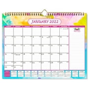2022-2023 Desk Calendar - Desktop Calendar, Generous Memo Lined Pages with Thick Paper Tie Dye Small Desk Calendar 2022 Standing Flip with Strong Twin-Wire Binding