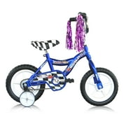 USToyOutlet 12" BMX Bicycle S-Type Frame EVA Tire No Brake Bike Kid's Bike - Blue