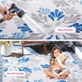 thumbnail image 3 of SAFAVIEH Cabana Georgiana Floral Indoor/Outdoor Area Rug, Grey/Blue, 5'3" x 7'6", 3 of 17