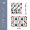 thumbnail image 2 of Yayeee Toggle Light Switch Wall Plate 3-Gang 6.37"x4.48" Decorative Outlet Cover, Flowers Geometric Pattern, 2 of 7