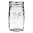 thumbnail image 2 of BallÂ® Wide Mouth Quart (32oz.) Mason Jars with Lids and Bands, for Canning and Storage, 8 Count, 2 of 3