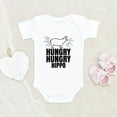 thumbnail image 2 of Newbabywishes - Hungry Hungry Hippo Baby Clothes for Boys and Girls - Funny Baby Clothing, 2 of 4