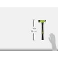 thumbnail image 3 of Wilton Tools 34014 Heavy Duty 40 Oz Head B.A.S.H. Ball Pein Hammer w /14" Handle, 3 of 4