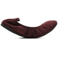 thumbnail image 5 of Ollio Women's Shoes Faux Suede Slip On Comfort Elasticated Ballet Flats BN16, 5 of 6