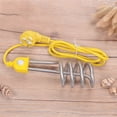 thumbnail image 2 of Immersion Heater 220V 1800W, Travel Immersion Heater, Mini Portable Immersion Heater, Hot Water Travel Set, Ideal for Heating Boiling Water, Chocolate, 2 of 3