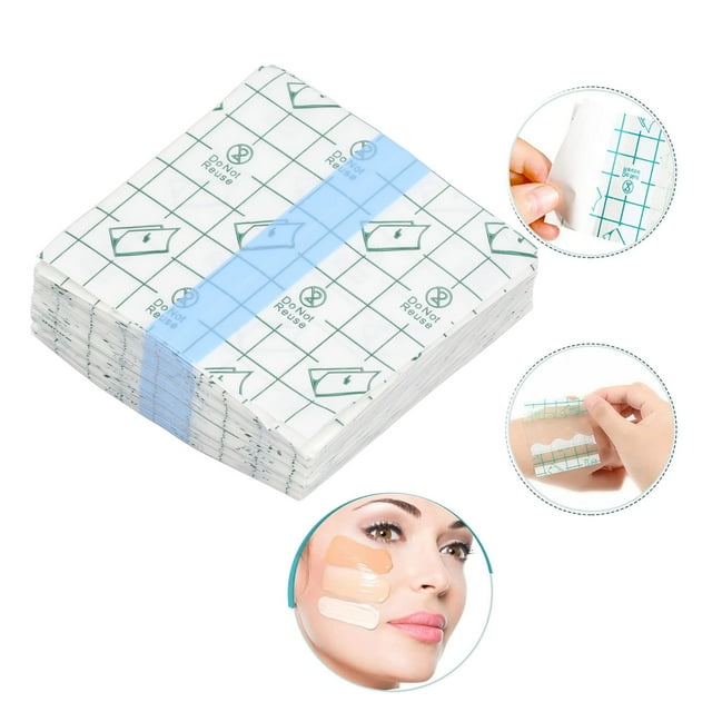Adhesive Palette, Waterproof Safe Disposable Makeup Hand Palette Strong Adhesion 100pcs Portable For Home