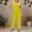 Yellow, variant on Women's V Neck Sleeveless Solid Jumpsuit With Belted Wide Leg Pants Formal Pant Suits for Women Evening Wear New Years Outfits for Women Loose Jumpsuit Winery Outfit for Women Boiler Suit Women Womens