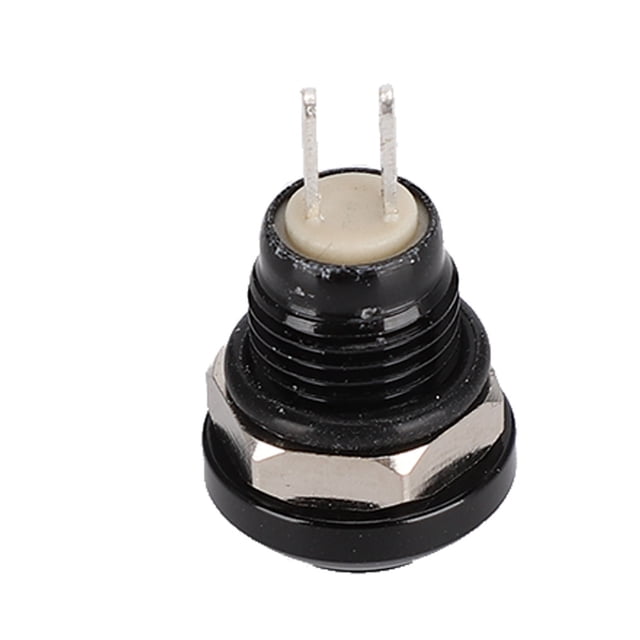 Push Button Switch, 1A 24V 8mm Mini Waterproof Car Momentary Push Button Power Switch Zinc Aluminium Alloy