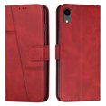thumbnail image 2 of Compatible for iPhone XS Max Wallet Case,[Magnetic Closure][Kickstand][Wrist Strap][Card Holder Slots] RFID BlockingTPU Interior Protective PU Leather Folio Flip Shockproof Cover,Red, 2 of 11