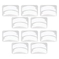 thumbnail image 4 of 10 pares de almohadillas de gel para extensiones de pestañas debajo de los ojos, flexibles, de silicona, reutilizables, color blanco, 4 of 14