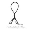 thumbnail image 2 of MLINS 4pcs Bungee Cords 14.5 Inch Bungee Cords With Hooks Bungee Cords Heavy Duty Outdoor Elastic Canopy Tarp Bungee Ball Ties Tarp Clips Organizer, 2 of 8