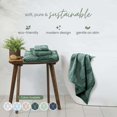 thumbnail image 2 of Martex Restore Fern Ogee Toalla De Baño - Suave Absorbente Que Absorbe La Humedad Y De Secado Rápido - Ligera Para Uso Diario - Sensación Cómoda Con Práctico Lazo Para Colgar - 30" X 56" - Jade, 2 of 5