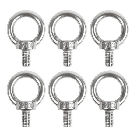

Stainless Steel Lifting Ring Screws M4/M6/M8/M10 Metric Ring Fasteners Lifting Suspension Tool Accessories