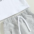 thumbnail image 6 of Okbabeha Baby Boy Mothers Day Outfit Love My Mama Letter Printed Short Sleeve T-Shirt Tops Jogger Pants Set Summer Clothes, 6 of 8