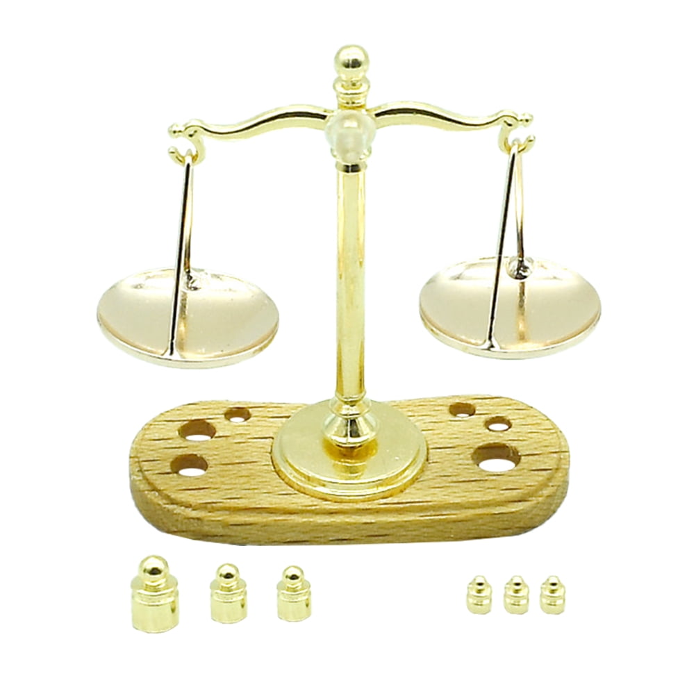 toy scale Dolly House Adornment Small Weighing Scale Mini Balance