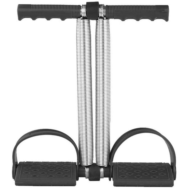 Equipo para sentarse Pedal de pie de tensión de resorte doble para ejercitador de piernas abdominales recortador de barriga deporte Fitness entrenamiento de adelgazamiento gimnasio en casa YUNYI BRAND Deportes