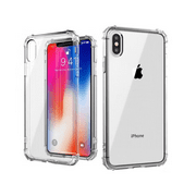 iPhone xs Case iPhone x Case Transparent Clear TPU Protective from SennTech LLC Durable Flexible Shockproof Anti-Bump Openings Precisely Cut for Compatibility with  iPhone Xs iPhone x