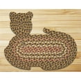 thumbnail image 1 of Earth Rugs 63-C324 Olive-Burgundy-Gray Cat Rug, 1 of 1