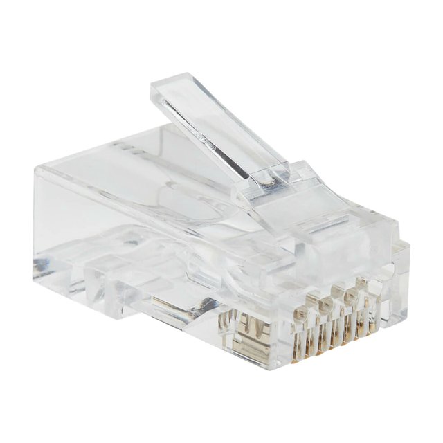 Tripp Lite Cat6 RJ45 Pass-Through UTP Modular Plug, 50 Pack